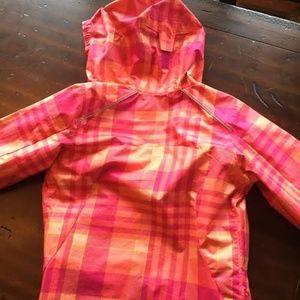 columbia rain jacket  girls size small ( 7-8)